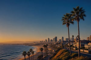 Southern California Landscape With Dark Overlay
